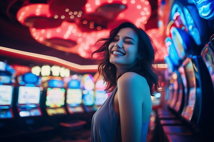 Tampilan antarmuka permainan Jewels of Prosperity di detik slot dengan grid simbol permata dan tombol kontrol
